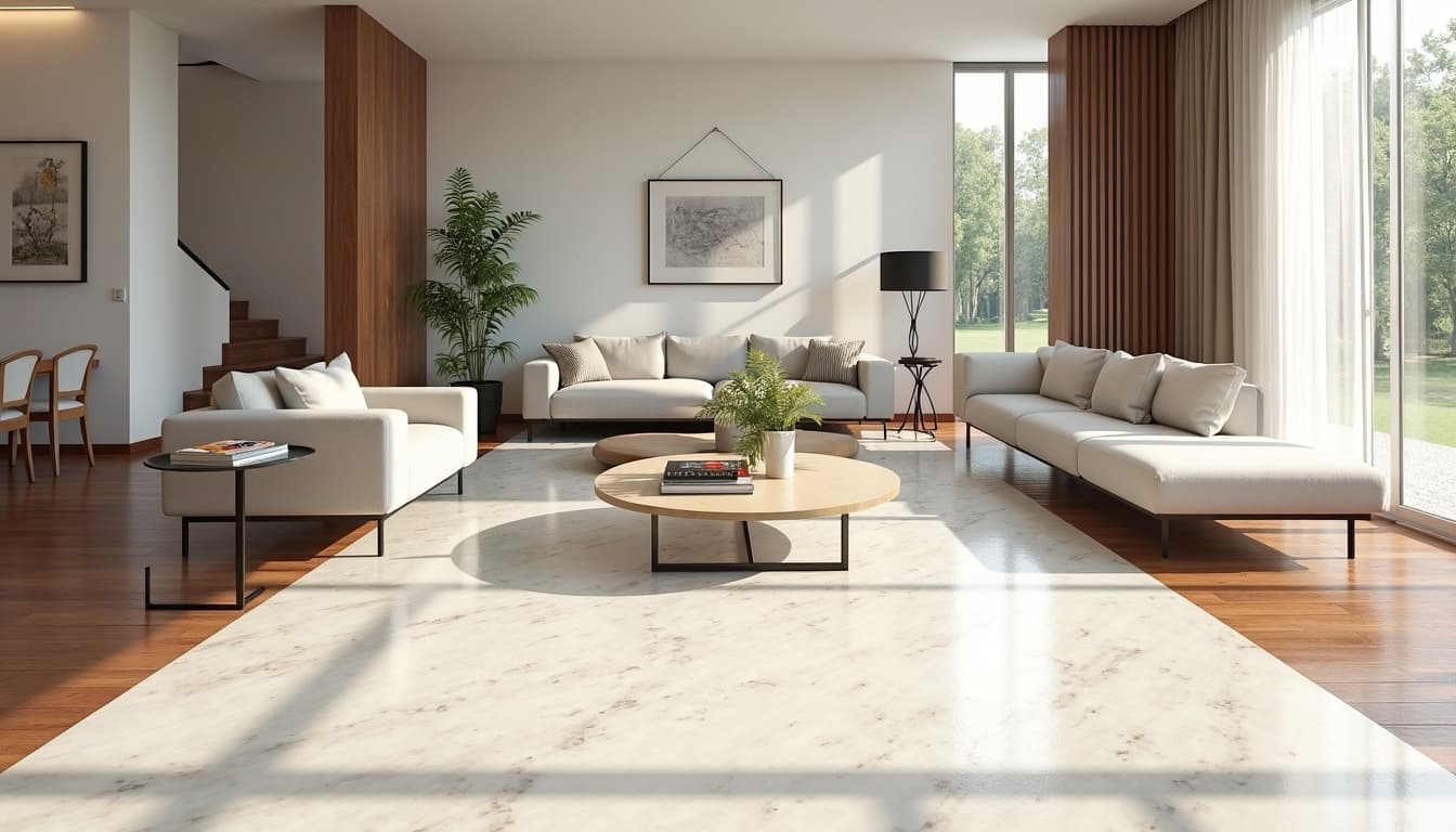 Comparativa de materiales para suelos en reformas de lujo